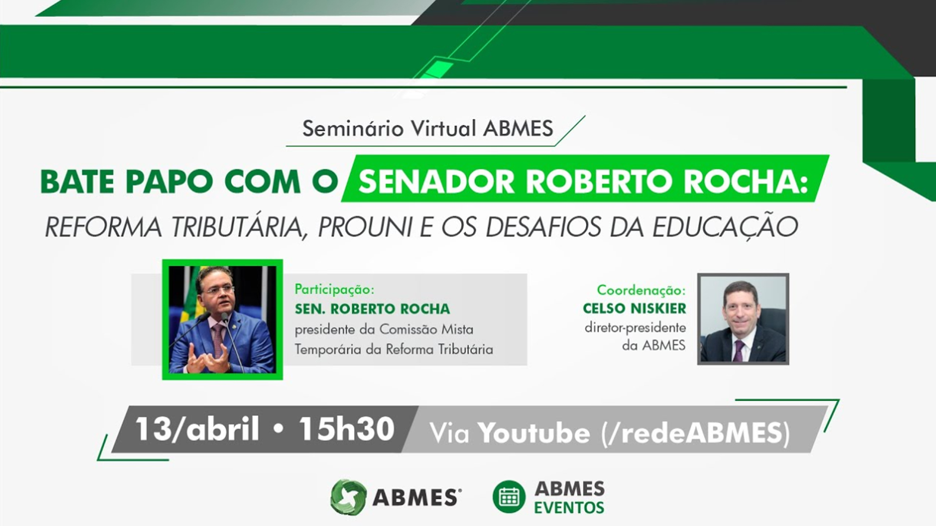 Bate Papo com o Senador Roberto Rocha: Reforma Tributária, Prouni e os desafios da Educação