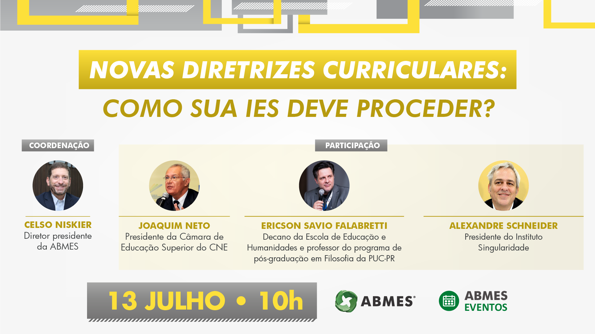 Seminário virtual | Novas diretrizes curriculares: como sua IES deve proceder?