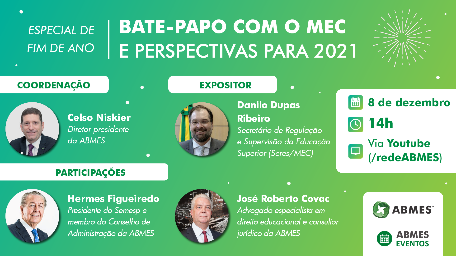 Bate-papo com o MEC e perspectivas para 2021