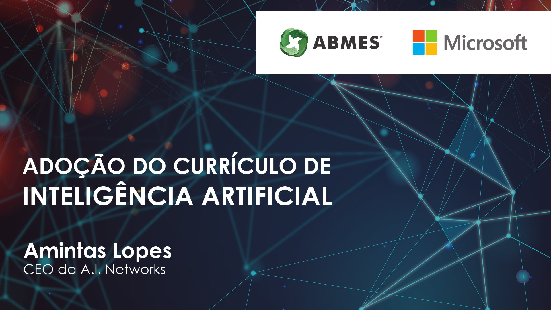 Adoção do currículo de Inteligência Artificial